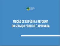 Câmara aprova moção de repúdio a pacote de reforma do serviço público