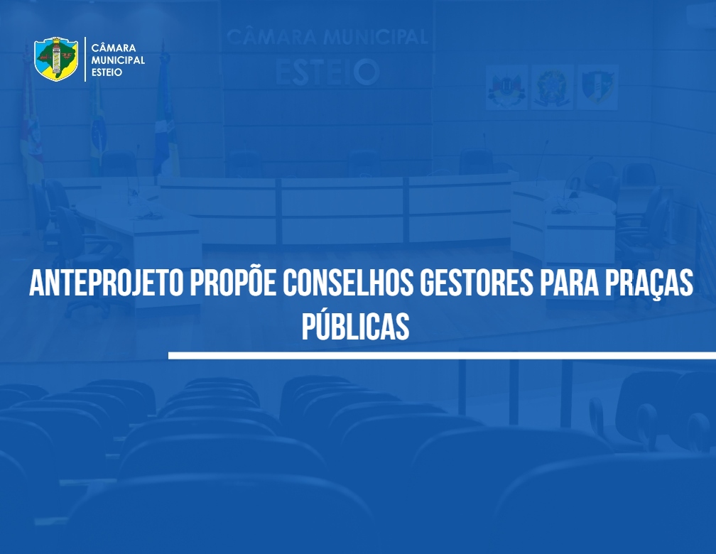 Novos conselhos vão poder sugerir projetos em praças públicas 