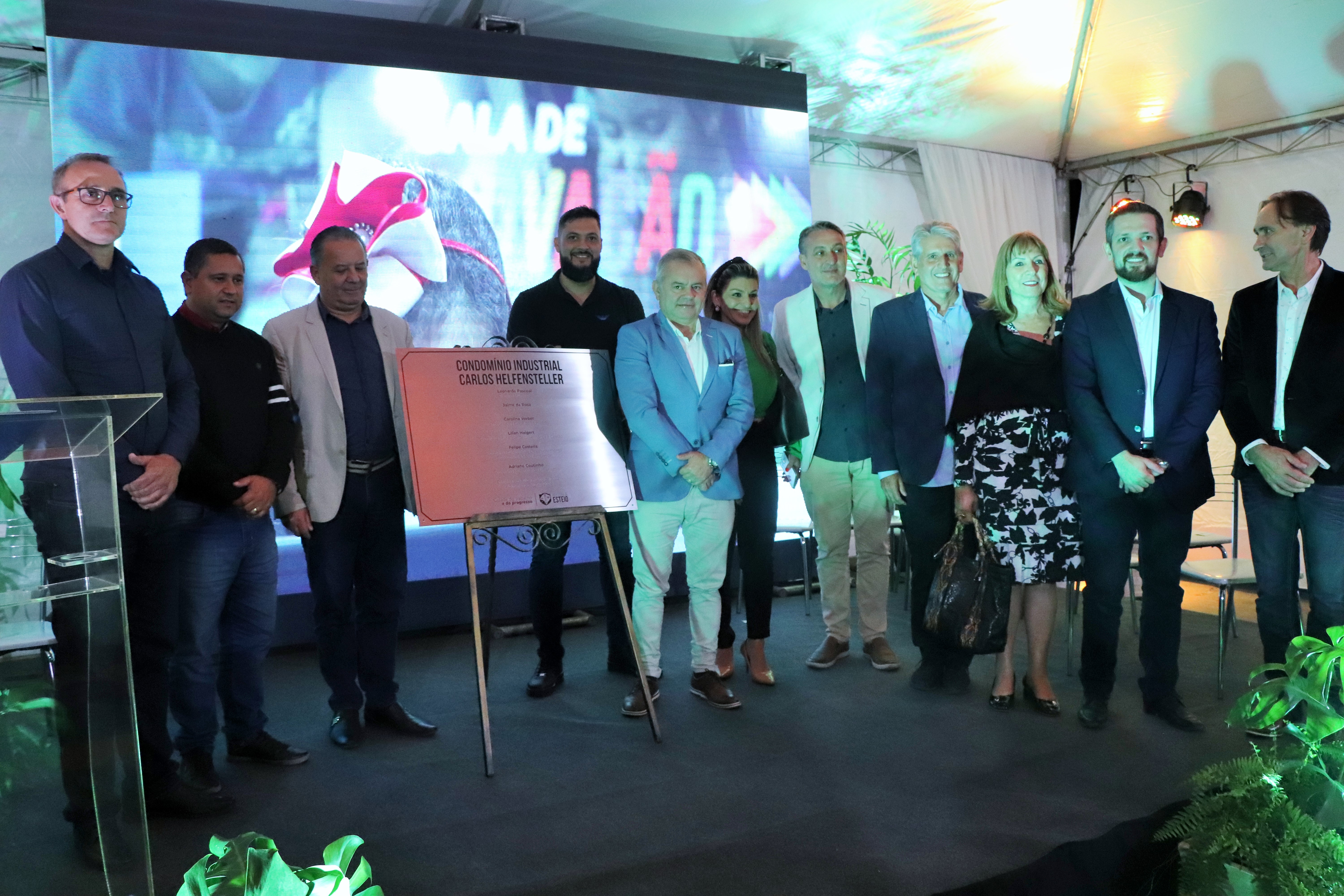 Câmara participa de inauguração do Condomínio Industrial