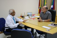 Presidente da Câmara recebe visita do diretor de Desenvolvimento Econômico 