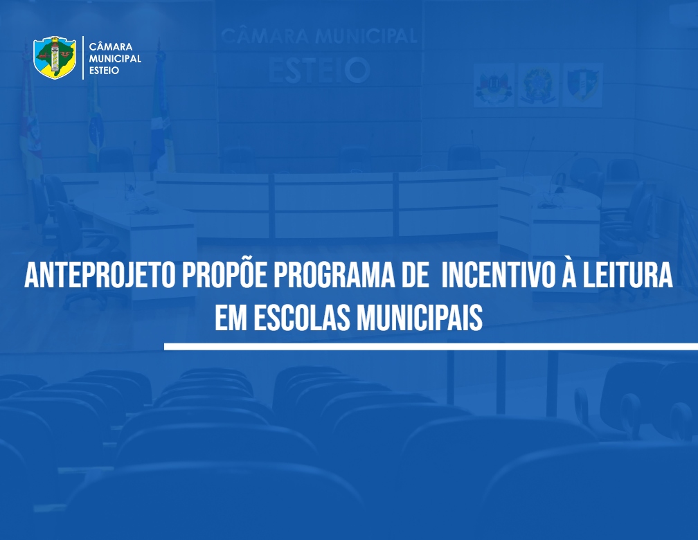 Projeto de incentivo à leitura na rede municipal de ensino é apresentado