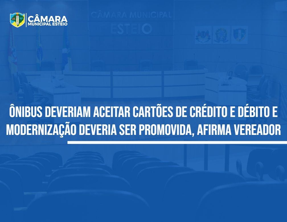 Vereador quer cartão de débito em ônibus