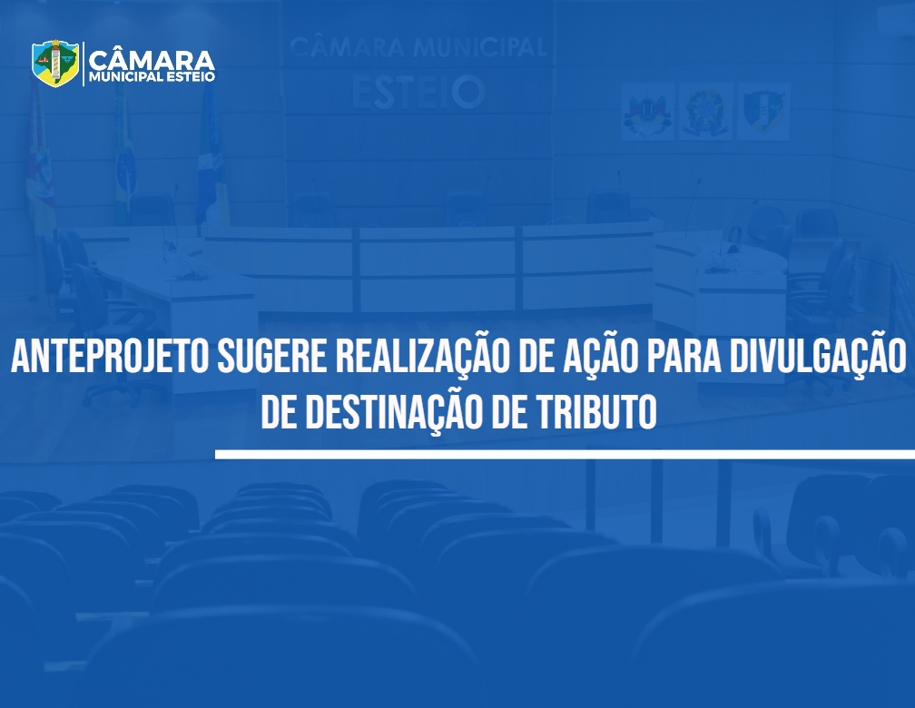 Vereador quer campanha de destinação de Imposto de Renda a entidades na Câmara  