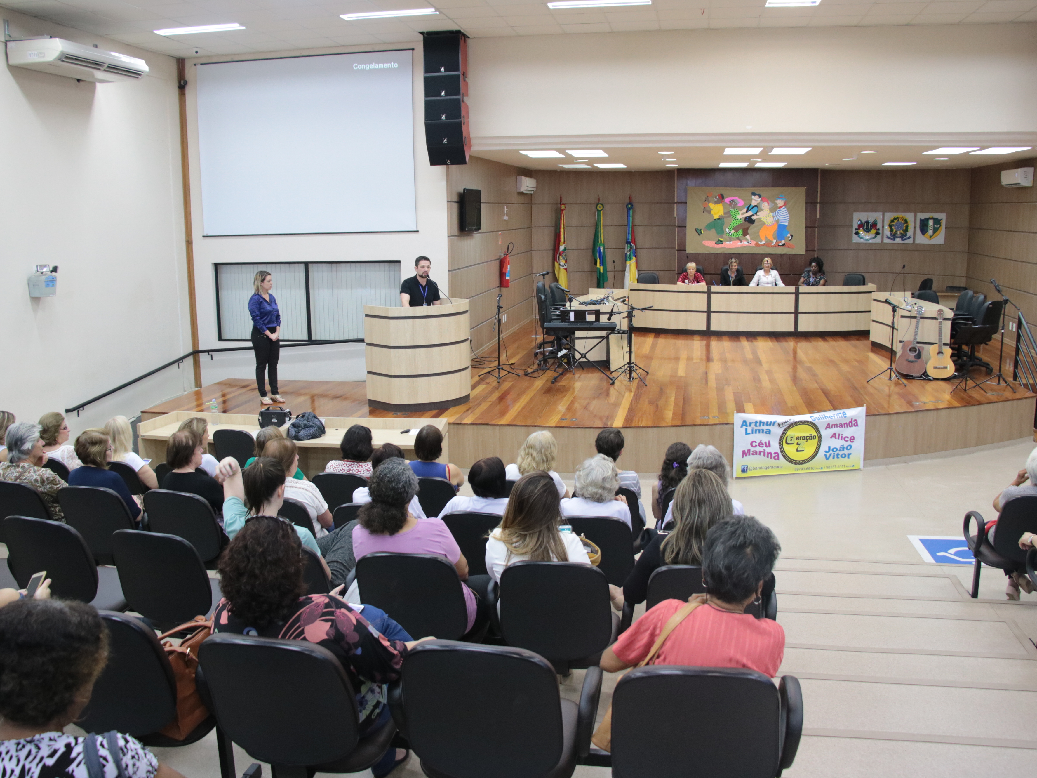 Vereadores participam da  Abertura da Semana do Idoso 