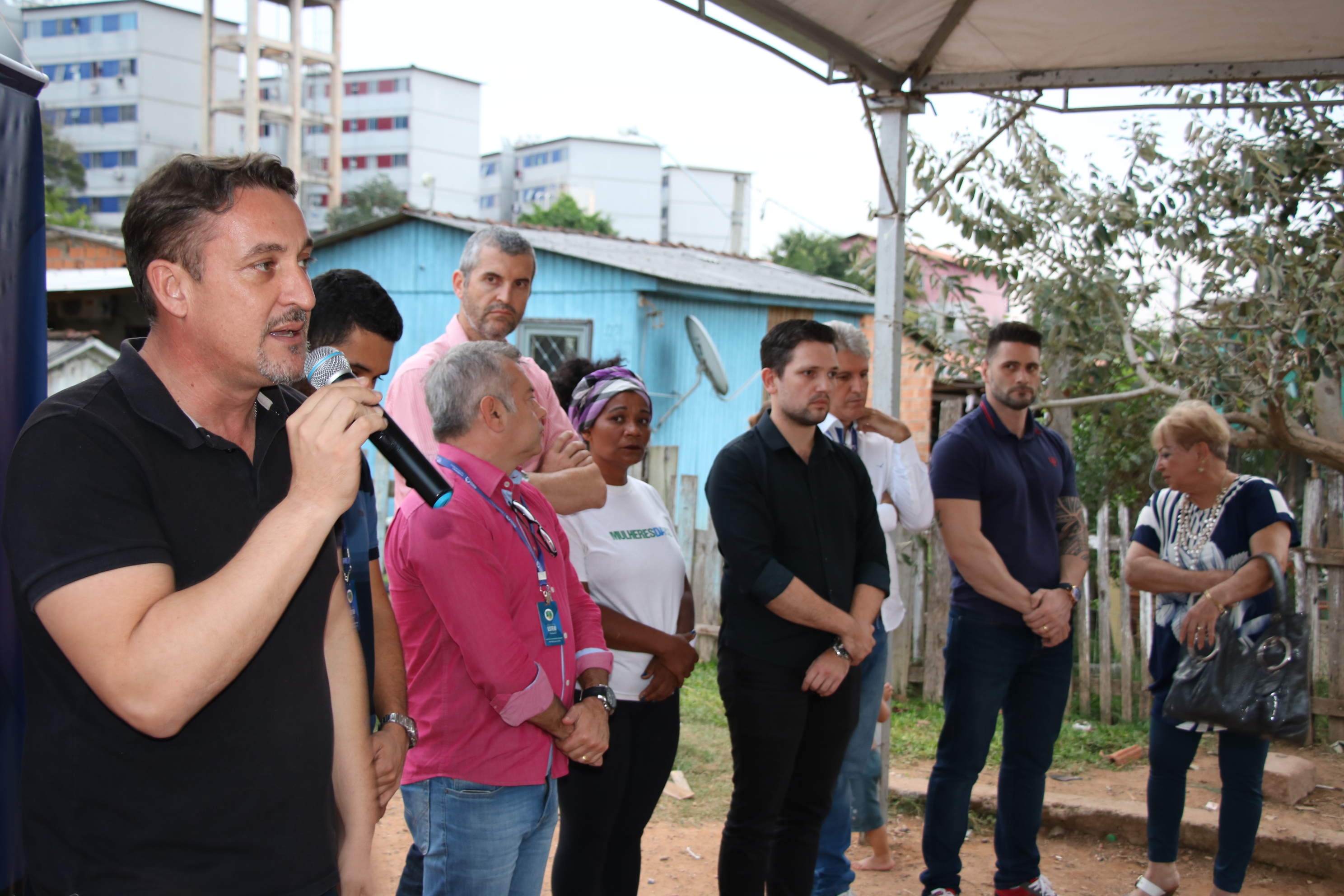 Vereadores participam de solenidade no Loteamento Neuza Brizola