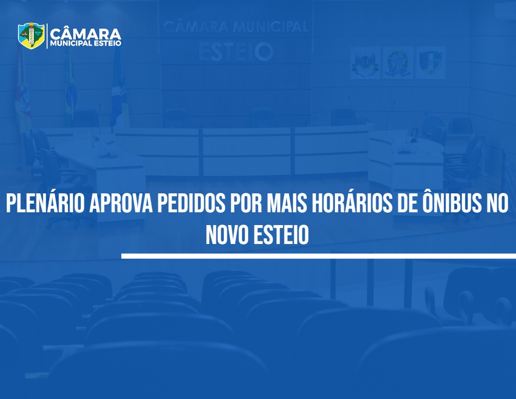 Parlamentares pedem mais horários de ônibus no Novo Esteio