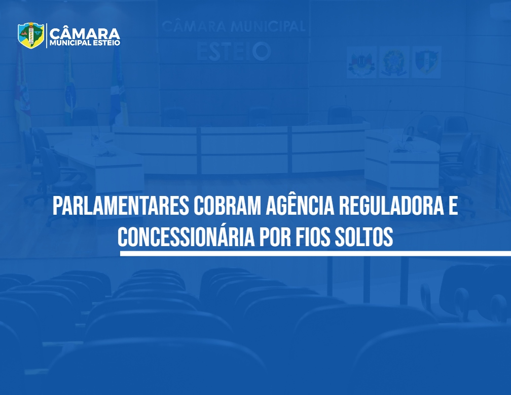 Vereadores pedem solução para problemas com fios soltos